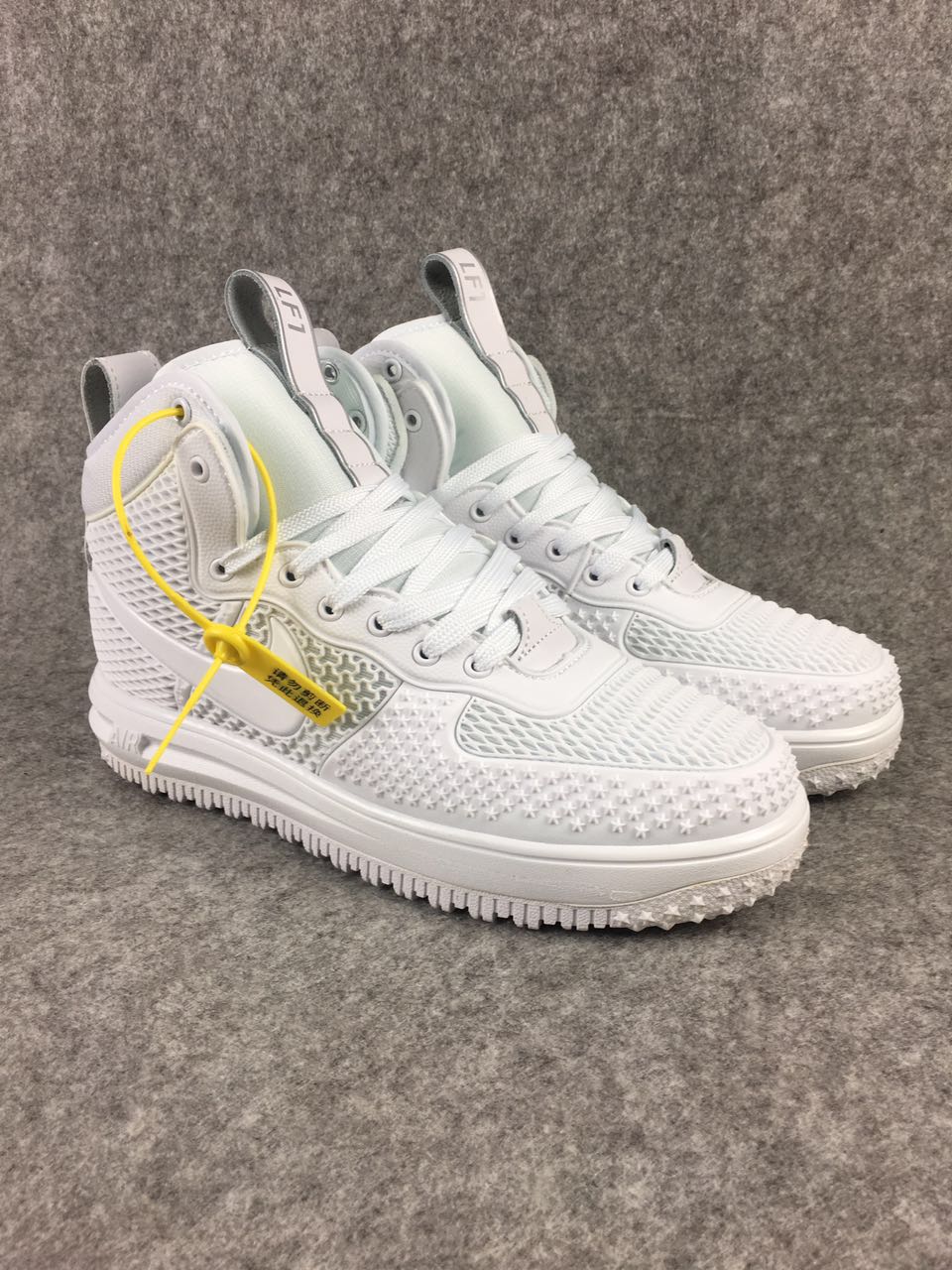 New Nike Lunar Force 1 High All White